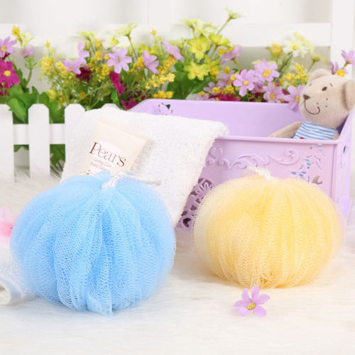 美丽雅多彩海绵沐浴花搓澡球大号沐浴球洗浴球搓澡巾大人儿童通用