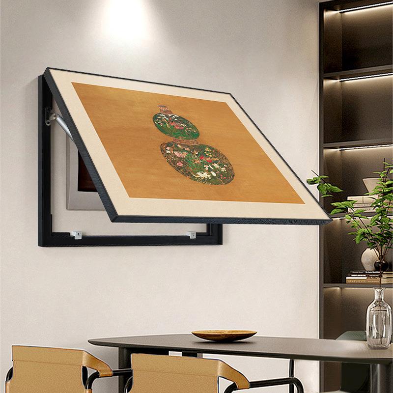 美式葫芦电表箱盖板装饰画复古中古风配电箱多媒体盒遮挡箱挂画