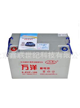 郑州万洋蓄电池6-EVF-100/扫地机免维护蓄电池12V-100AH含税运