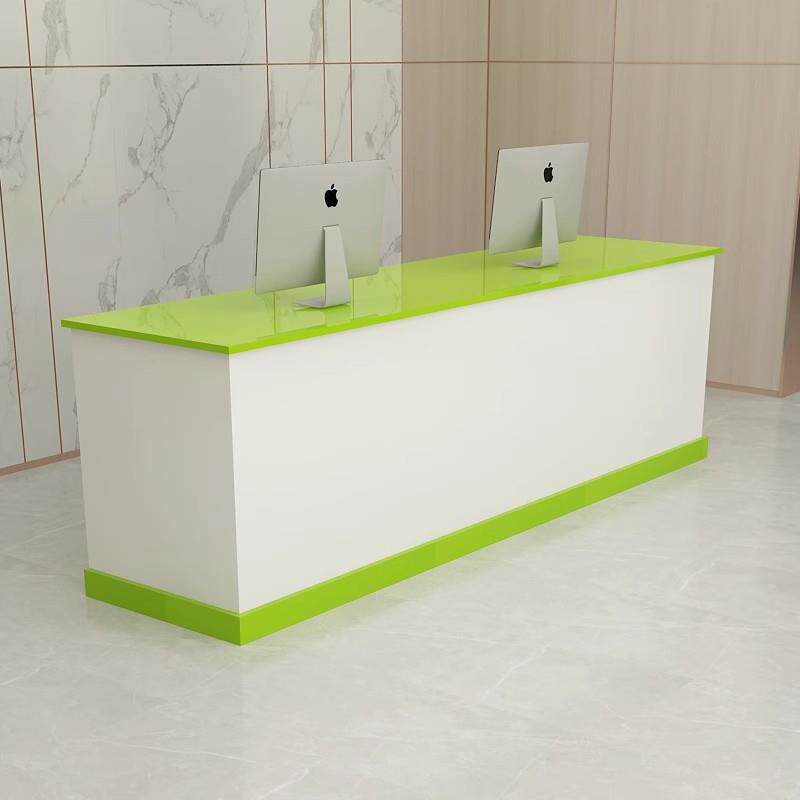 吧台收银台公司前台接待台店铺小型柜台超市服装店收银柜台便利店