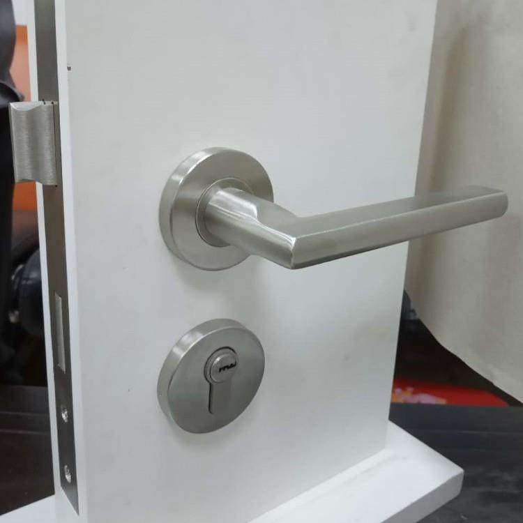 分体锁不锈钢锁体 室内实木房门锁家用插芯锁体进户门把手卧室门