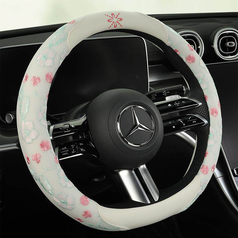 2025年新款风蕾丝汽车方向盘套厂家直销