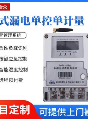 挂式漏电单控单计量配套管理系统 DSK502-6AG2电度表出租屋电能表