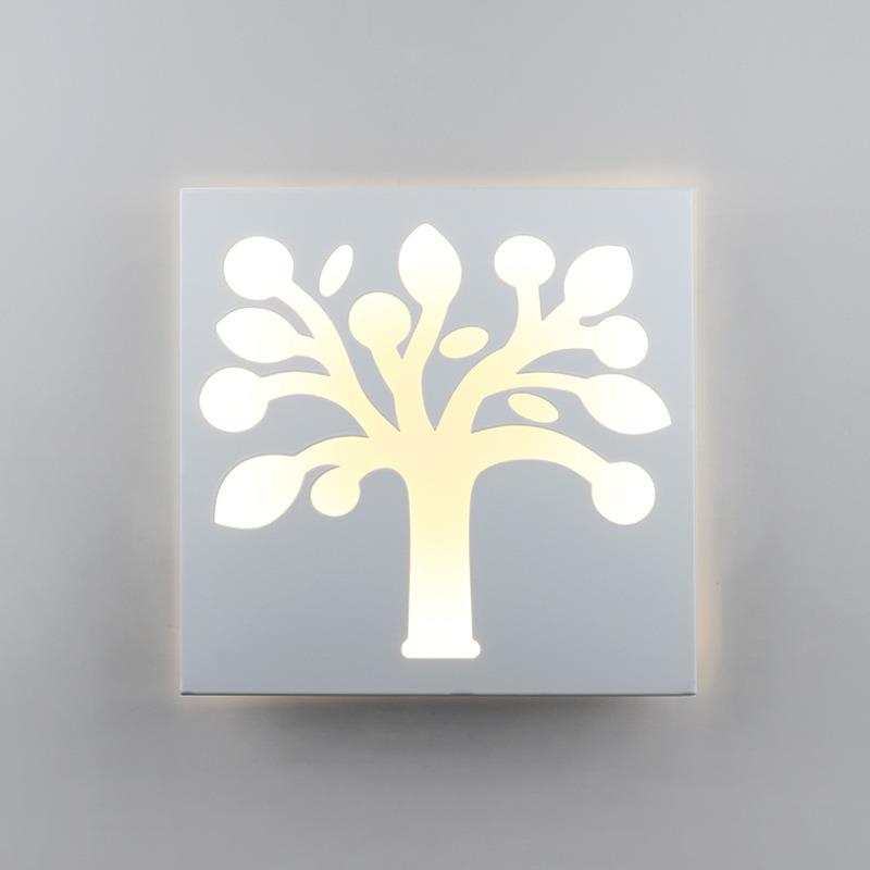 2025新款led北欧现代简约方形走廊过道书房卧室客厅装饰壁灯