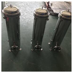 不锈钢精密过滤器20寸5芯 法兰吊环宝安过滤器 单芯固定杆