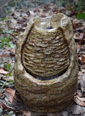 陶瓷流水器喷泉工艺品中式家居办公桌面摆设客厅水景创意装饰摆件