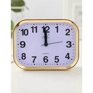 表小静音桌面时钟座钟老人家用台钟台式钟表简约卧室床客厅创意头