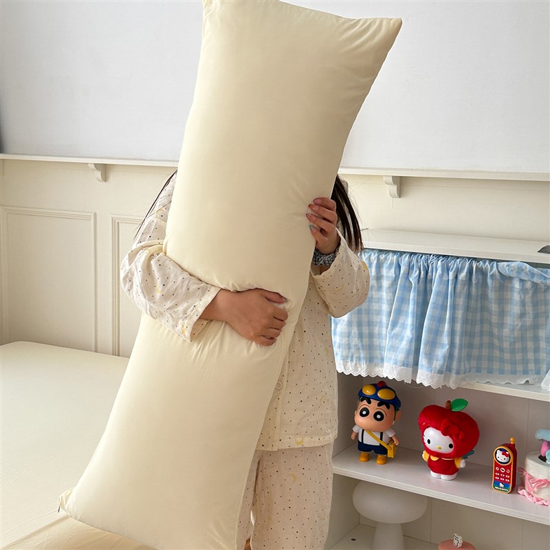 黑科技夏季d凉感冰皮抱枕夹腿睡觉专用可拆洗靠枕床头长条侧睡枕