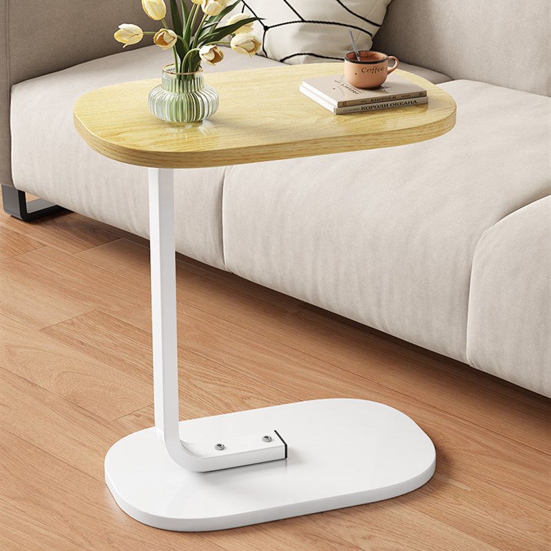 卧室床头置物架沙发客厅边几现代简约床边柜小Q型可移动带轮小桌