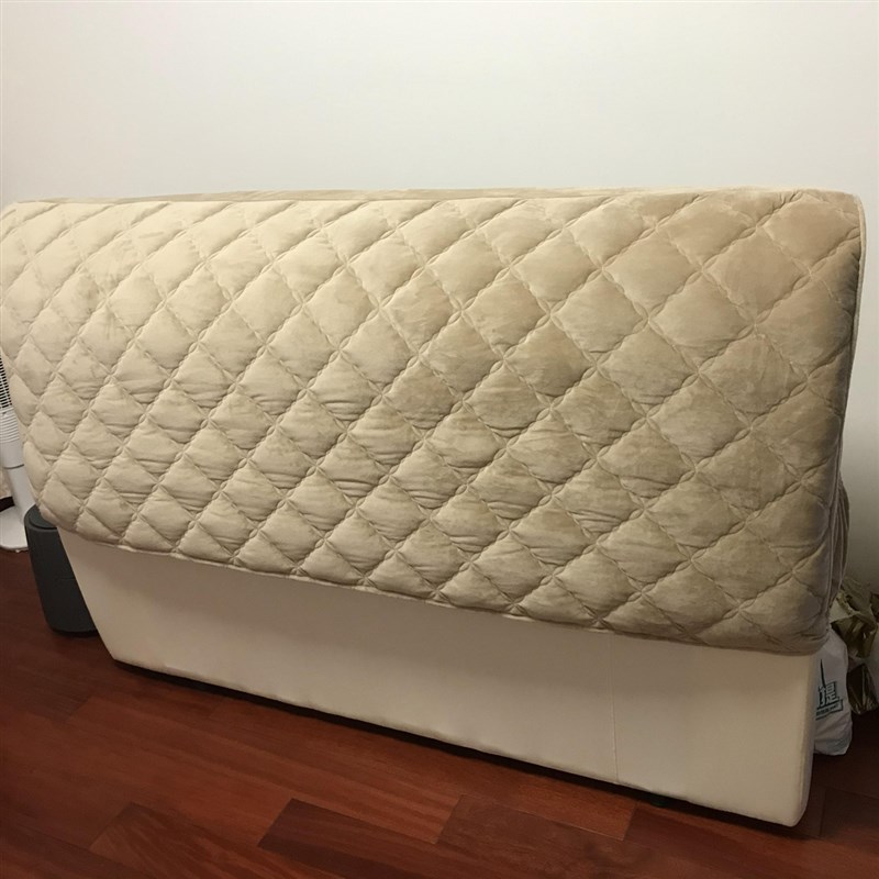 全包床头套罩夹棉加棉厚s软包欧式靠背简约皮木床防尘罩保护套1.8