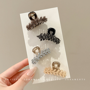 水钻麦穗小抓夹女2025新款侧边碎发刘海夹公主头发夹夹子头饰发卡