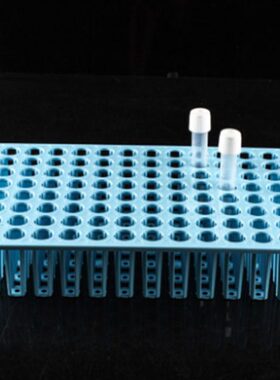 冻存采样管病毒10mm9 样品5ml 7m管管lm孔6l架塑料试管架18管架架