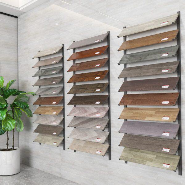 色板玻璃门板木地板展示架木纹砖瓷砖架踢脚线滑板石材展示架挂墙