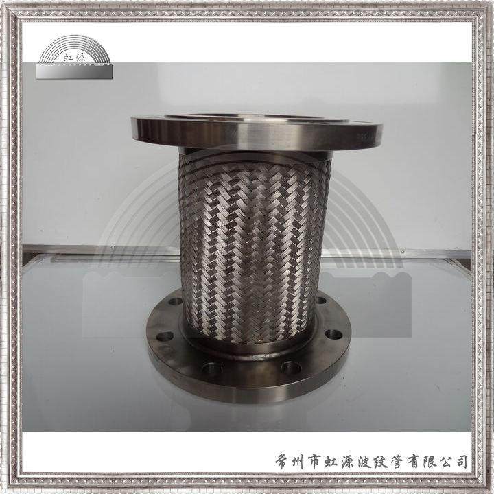 金属软管 泵连接软接头不锈钢波纹软管 304不锈钢法兰连接 DN100