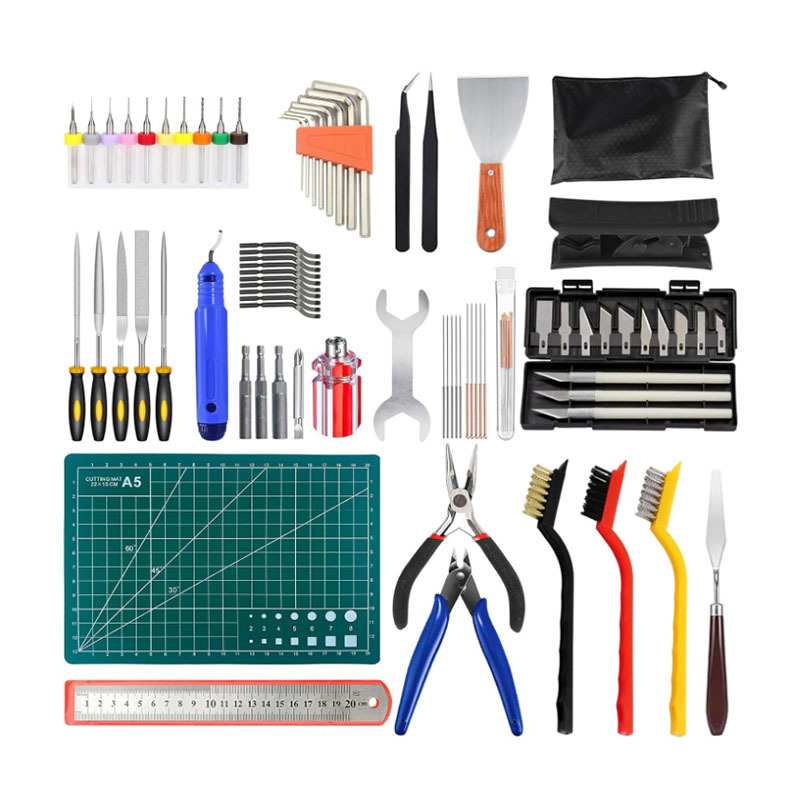 3d打印机工具套装75pcs/82pcs 3D打印机配件多功能工具包