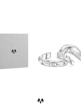 【生日礼物】bajbama守护荒野公益雪豹925银戒指情侣对戒男士