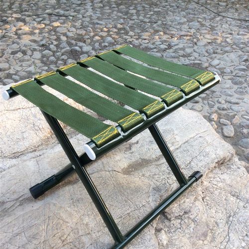 居家老人b折叠扁管马扎便携式加厚马扎子钓鱼凳子户外火车小板凳