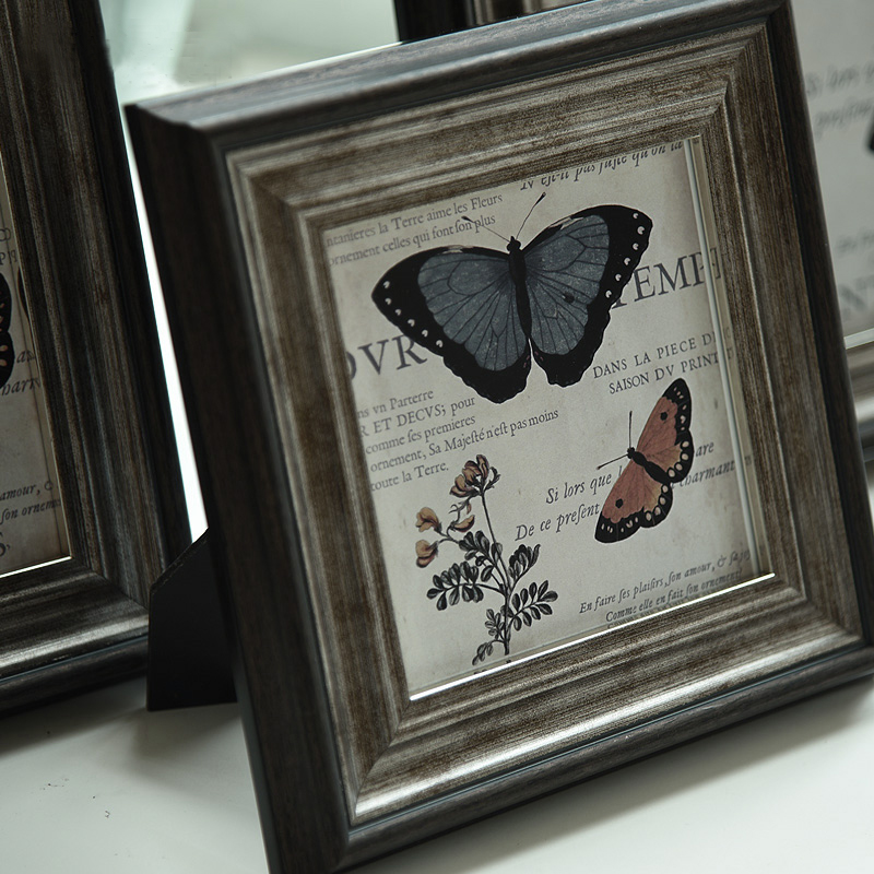 欧式古典复古方5寸6寸7寸8寸1x0寸12寸A4卧室客厅相框摆台挂墙组