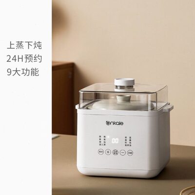 日本炖盅隔水炖家用燕窝婴儿辅食电炖炖锅1一2人份煲汤陶瓷电炖盅