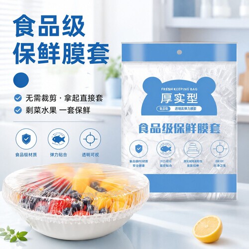 一次性食品级PE松紧口保鲜膜套