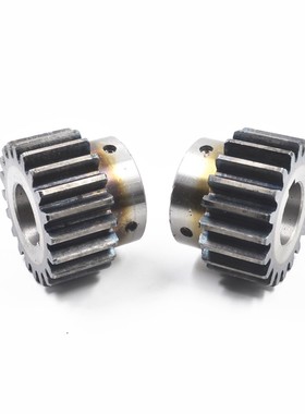 3模数凸肩齿轮 带台阶齿轮 电x机齿轮 凸台齿轮12齿-40齿 支持定