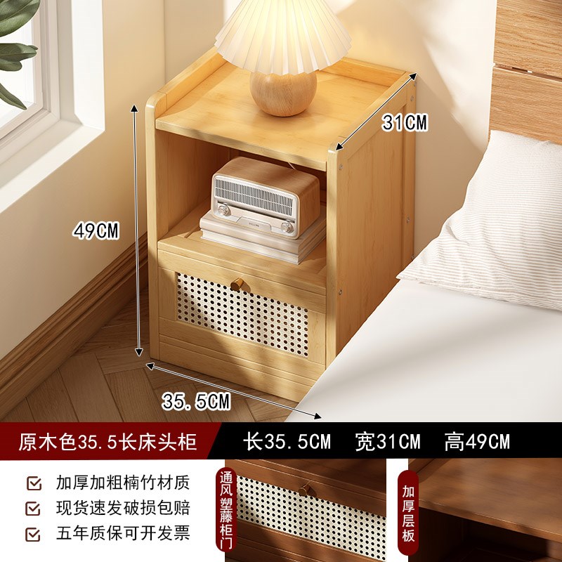 床边置物架落e地式可移动小推车夹缝收纳架卧室新款床头柜替代神