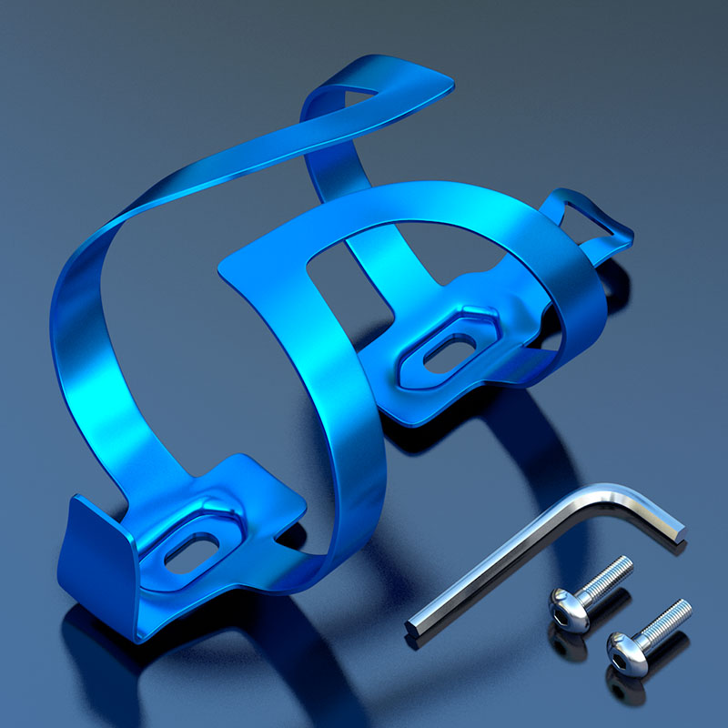 铝合金电动摩托水壶架自行车水杯支架单车银色管夹V水杯架车载杯