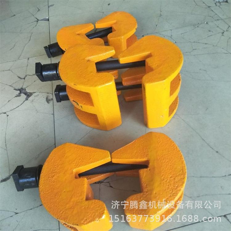 腾鑫 GWJ型钢轨接头无孔夹紧装置 轨道夹轨器 60kg断轨急救 厂家