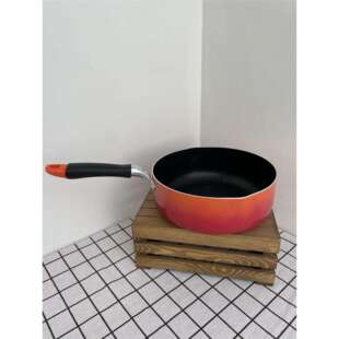 【！轻便小锅】日式奶锅不粘锅22cm库存少量汤锅煮面炒菜电磁炉火