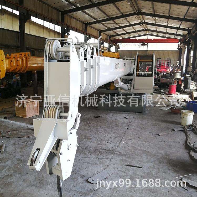供应船吊 折臂式船用吊车全回转码头电动吊机 船头固定吊臂