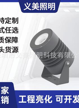 5W9W10W18W20W户外防水LED小钢炮射灯户外亮化厂家 投光射灯照明