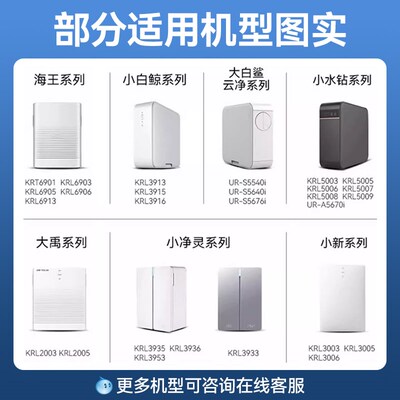 适用于沁园净水器滤芯小水钻KRL5003/05/06/3616/3913/6901通用型