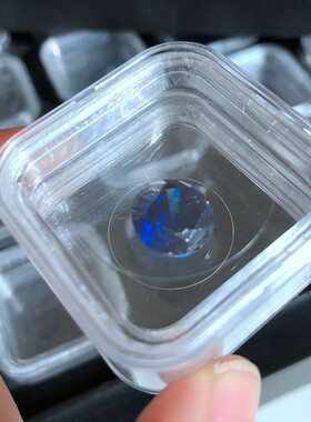 透明珠宝小型贝壳收纳盒老珠子首饰收藏盒薄膜盒宝石盒展示盒弹力