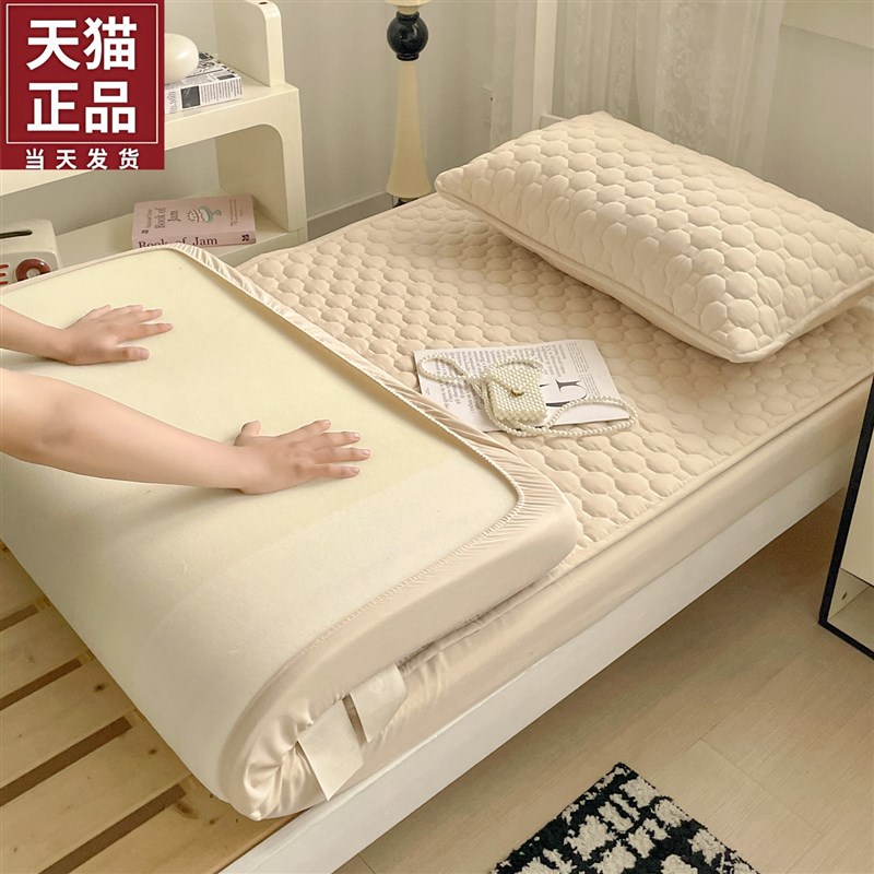 新款寝室上下铺j学生宿舍单人加厚防滑夹棉床笠床垫套床包子床单