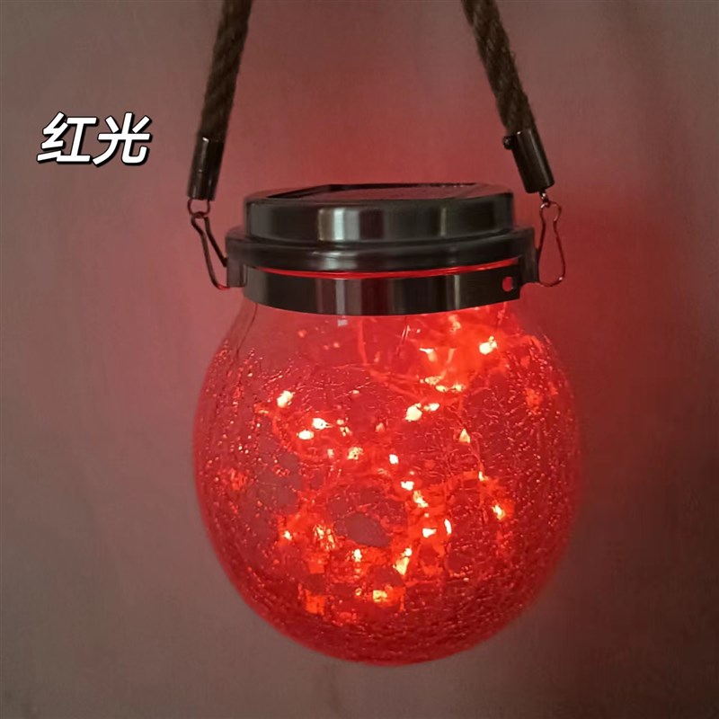 太阳能灯笼别g墅庭院装饰花园布置院子阳台户外家用防水挂树灯小
