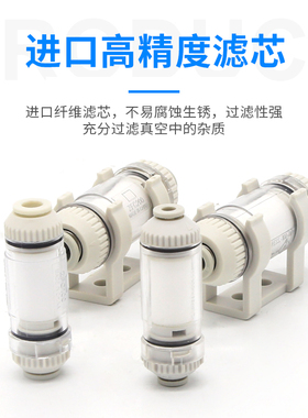 小型050负压管道真空过滤器ZFC100/200-04B/06B/08B/10B/12B滤芯