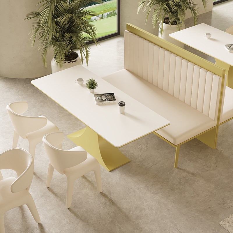 商用网红卡座沙发桌椅组合酒店餐饮咖啡厅西餐厅茶V楼接待洽谈桌