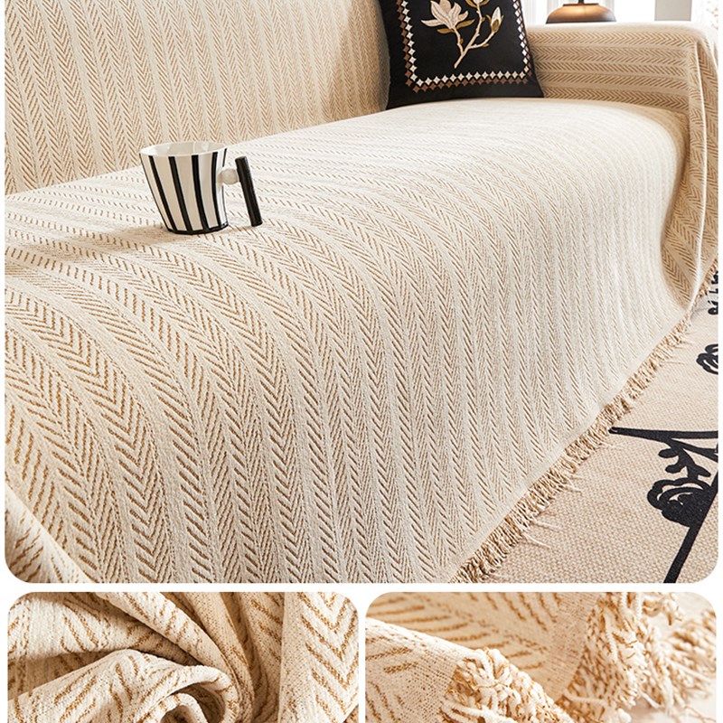 2025新款f沙发盖布四季通用防滑皮沙发套罩轻奢高级感沙发巾防猫