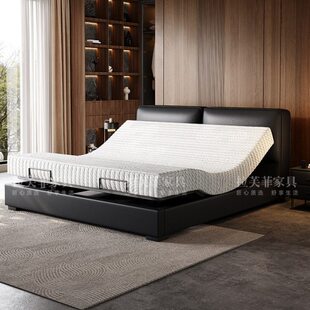 拉芙菲电动床多功能远程遥控主卧床简约现代升降防打鼾智能双人床