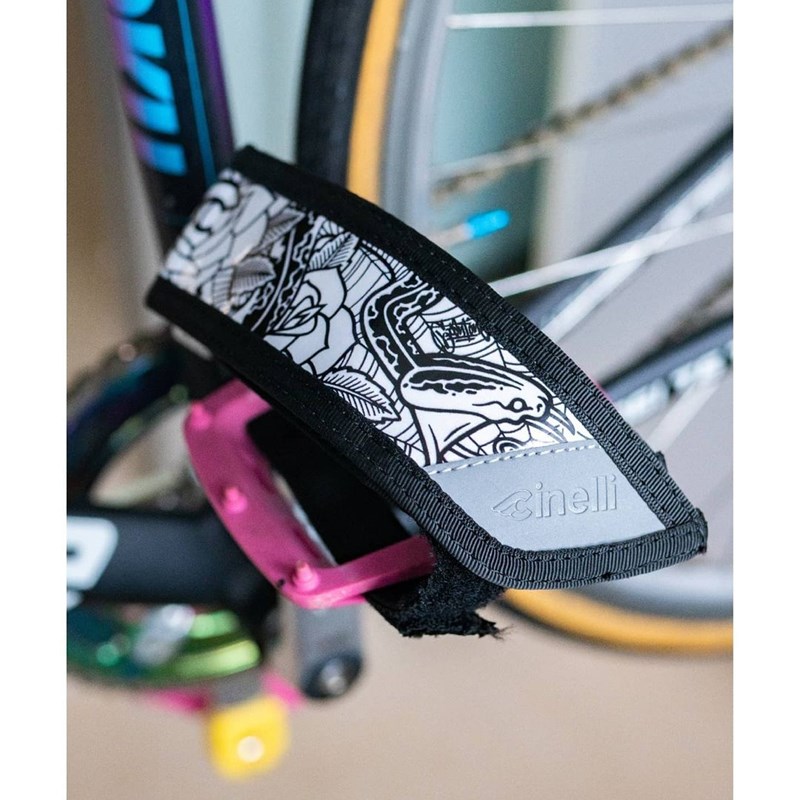 CINELLI 死飞自行车 涂鸦款 狗嘴套 脚N踏绳 脚套 束脚 束带