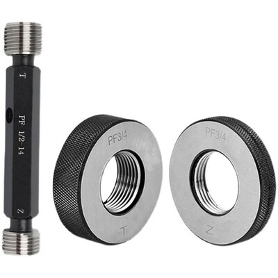 直管螺纹塞规环规PF1/8 1/4 G3/8 G1/2 G3/4 7/8 G1寸1 1/4通止规