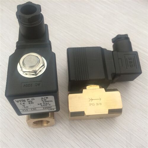 VMI PG 3/8 V10-C3C 220VAC 大口径两位两通电磁阀 PG3/8电磁阀