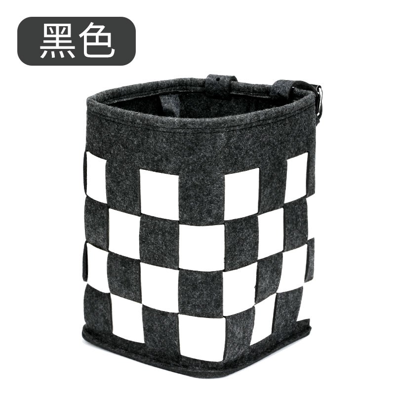 自行车车篮电动车前车筐毛毡车框菜篮子车K篓折叠车挂篮单车置物