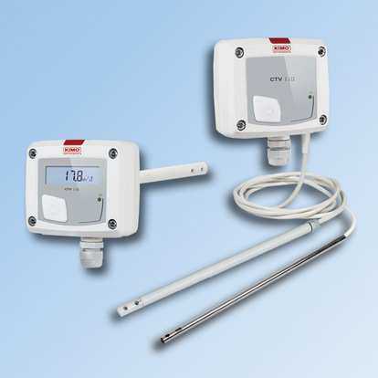 法国凯茂KIMO CTV114 热线式微风速温度变送器 CTV114-ANDI300