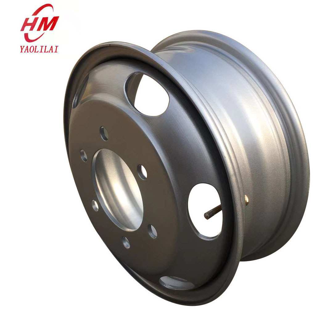 轻卡钢圈5.5*16真空双轮锅子厂家现货 单排江淮750R16轮胎轮毂