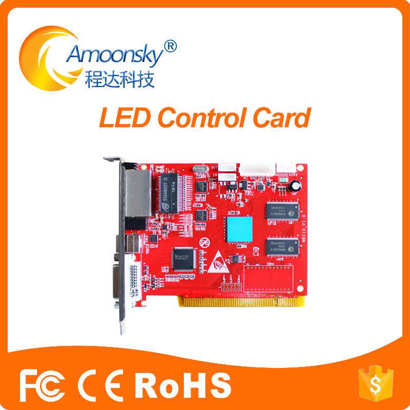 LED屏发送卡HD-T901高清显示屏发送盒T901B全彩单双色屏可配R712