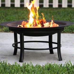 户外篝火炉露营烧烤碳火盆篝火晚会大型烤火盆家用冬天取暖柴火盆