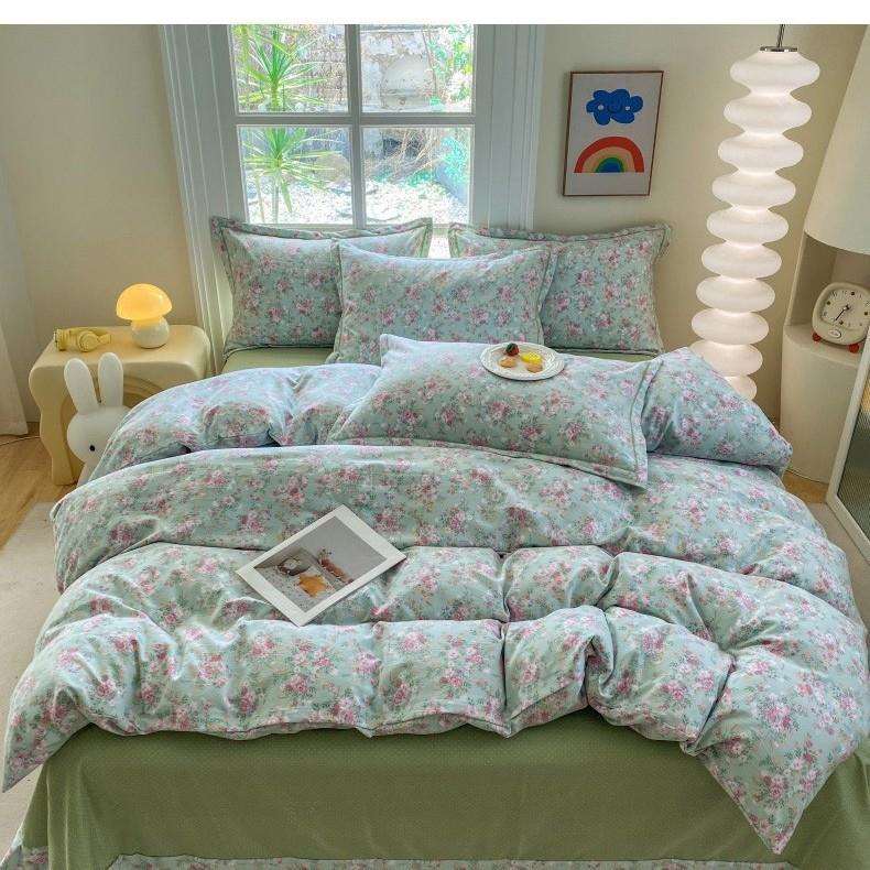 全棉韩系5四件套单件被套 床单被罩三件套学生宿舍单双人床上用品