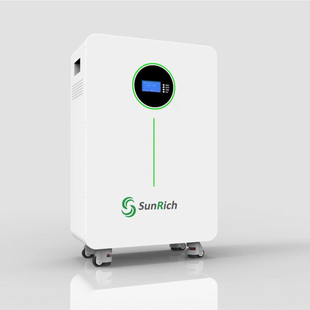 晟瑞驰电池 SunRich15度壁挂式磷酸铁锂15度光伏储能电池