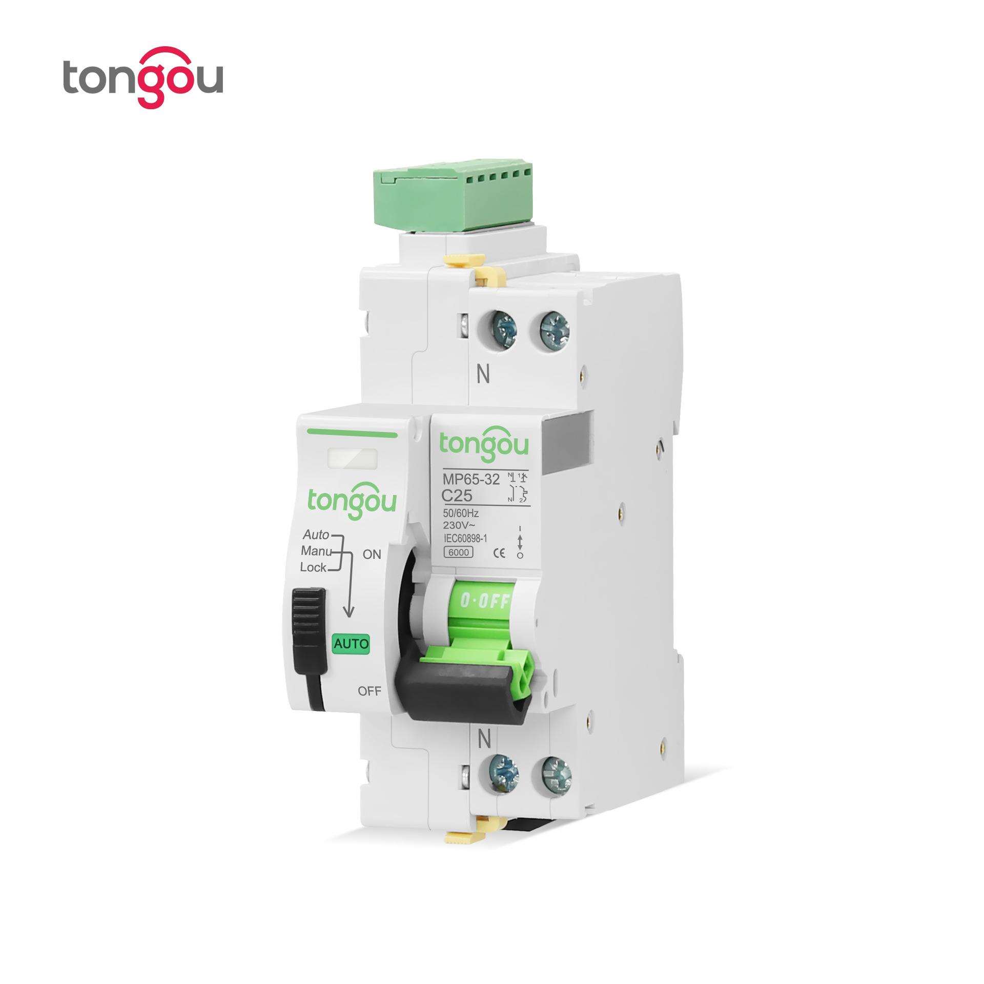 自复式小型断路器空气开关自动重合闸DPN微断32A保护器MCB跨境